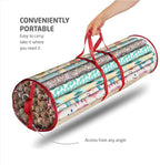 ZOBER Round Christmas Gift Wrapping Paper Organizer Storage - Image 7