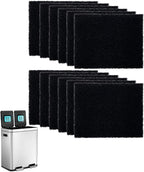12 Pack Replacement Odor Absorbing Filter Refills by Home