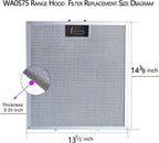 2-Pack Upgraded WA0575 Range Hood Filters Replacement - Image 2