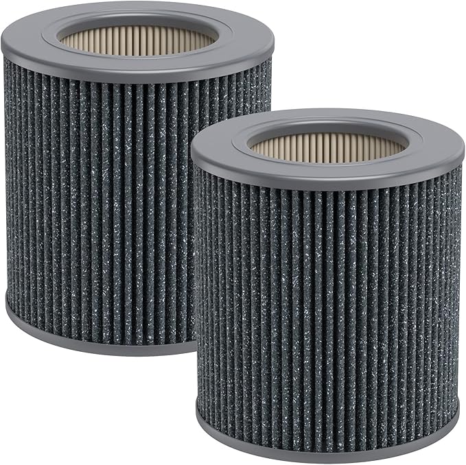 2 Pack Air Mini PECO-HEPA Replacement Filters Compatible by isinlive
