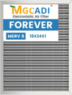 24x18x1 HVAC Furnace Air Filter, Lasts a Lifetime, the Last HVAC Filter You by MGCADI