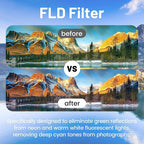 58mm Lens Filter Kit, 3 Pack Multi-Coated Optical Glass UV Block + Circular - Image 8