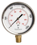 4" Oil Filled Pressure Gauge by DirectMaterial