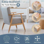 24PCS Square Chair Leg Floor Protectors