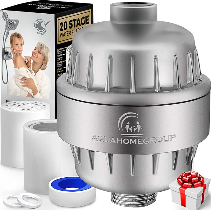 AquaHomeGroup 20 Stage Shower Head Filter - Image 2