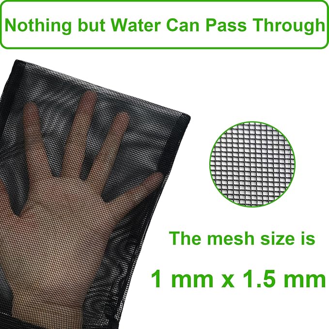 10 Pcs 12.2" x 15.9" Filter Media Bags, Extra Large Fish Tank Media Mesh - Image 3