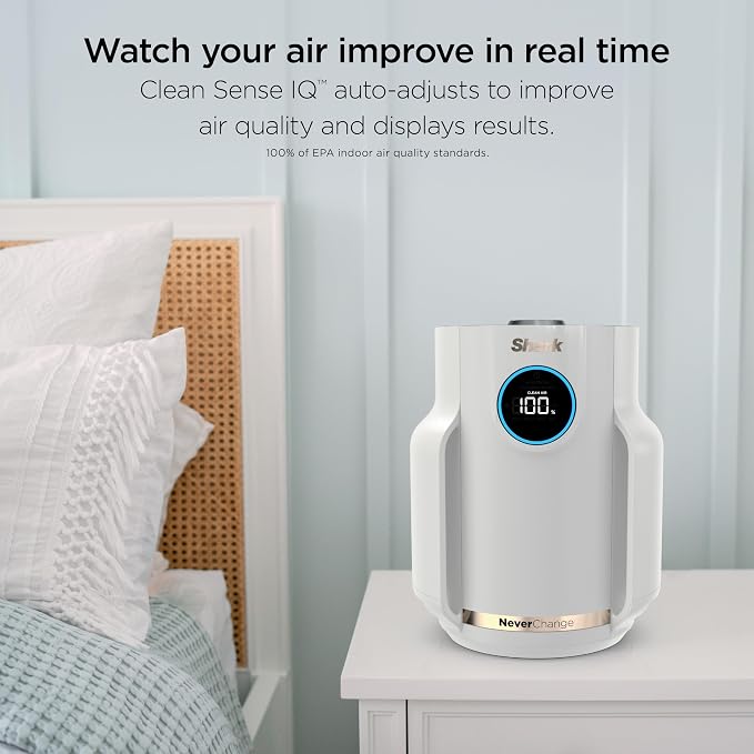 Shark Air Purifier for Home, NeverChange Compact Pro, for Bedroom, Home Office - Image 2
