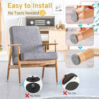 24PCS Round Chair Leg Floor Protectors, Furniture Sliders, Chair Leg Protectors