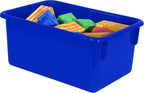 Wood Designs Cubby Storage Bin, Heavy Duty Plastic Containers