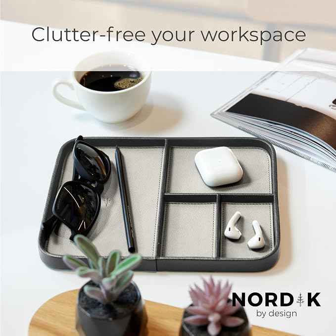 Nordik Leather Valet Tray