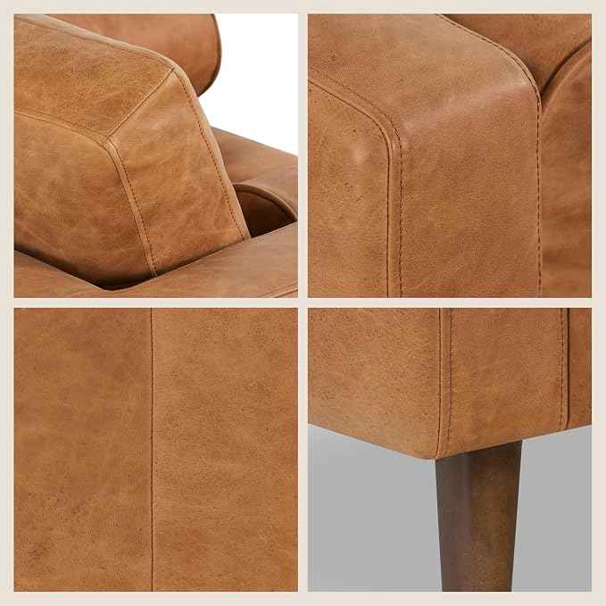 Poly & BARK Napa Leather Accent Chairs 42" – Set of 2