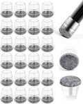 24 PCS Silicone & Felt Chair Leg Floor Protectors