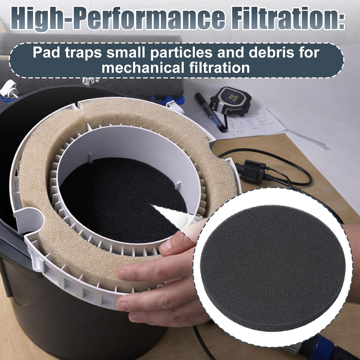 Fx4 Carbon Filter Pads Compatible with Fluval FX4 FX5 FX6 Canister