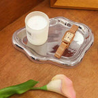 Ceramic Jewelry Tray Trinket Dish, Decorative Cloud Vanity Key Tray