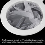 PATIKIL 9"x6" Food Filter Strainer, 100 Mesh, Polypropylene - Image 4