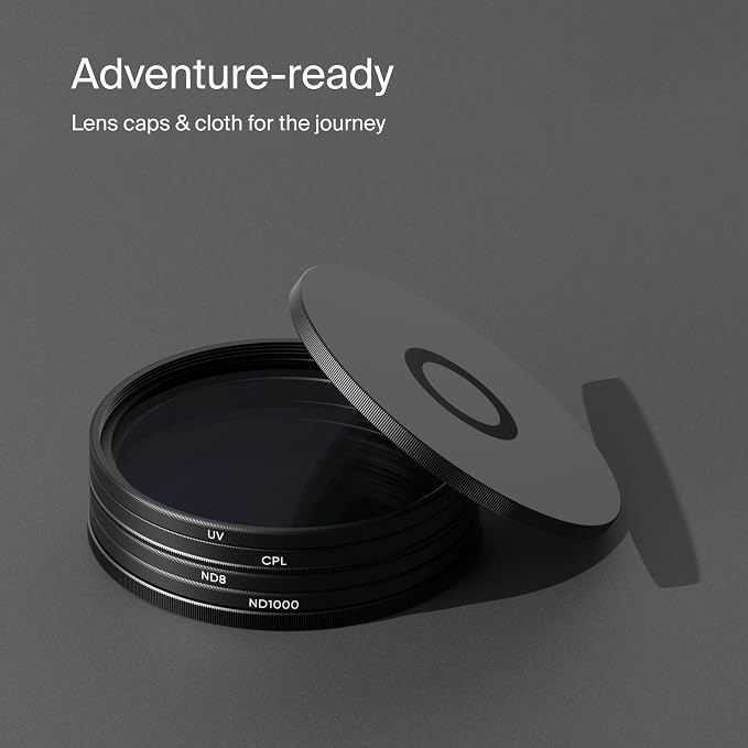 Urth 37mm UV, Circular Polarizing, ND1000 Lens Filter Kit - Image 5