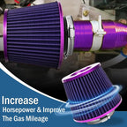 Universal Clamp-On Air Intake Filter, High Performance, Washable Filter - Image 5