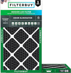 Filterbuy 12x25x1 Air Filter MERV 10 Odor & Allergy Defense by Filterbuy