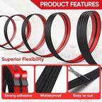 Wall Corner Protector Peel and Stick Wall Molding Trim Flexible Corner Guard