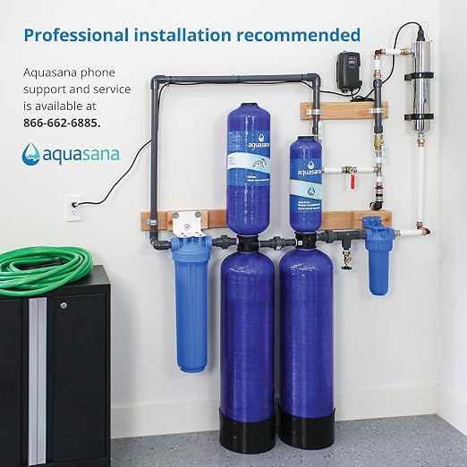 Aquasana Whole House Water Filter System | 1, 000 Gallons | Carbon & KDF Media - Image 8
