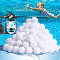 QwayHome 4.6 lbs Pool Filter Balls, Reusable Filter Sand Balls by QwayHome