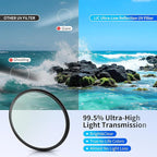 JJC 72mm Ultra Low Reflectivity UV Lens Protection Filter - Image 2