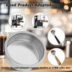 51mm Stainless Steel Coffee Filter Double Layer Filter Basket Stainless Steel - Image 3