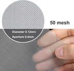 304 Stainless Steel Woven Mesh Panel, 50 Mesh 0.4mm Rustproof Metal Screen - Image 3