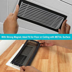 Magnetic Floor Register Vent Covers, 6 x 10 Inch Air Vent Filter Mesh, Sticky - Image 4