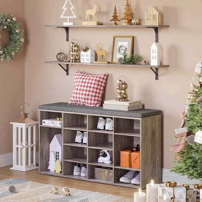 DINZI LVJ Shoe Storage Bench