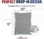 12x20x1 Electrostatic Air Filter, MERV 8, Reusable Furnace AC/HVAC Filter - Image 6