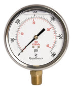 4" Oil Filled Pressure Gauge by DirectMaterial