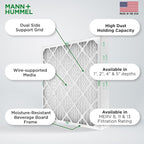Mann+Hummel 16x25x4 MERV 8 Pleated HVAC AC Furnace Air Filters. 2 Pack. - Image 5