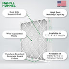 Mann+Hummel 20x24x4 MERV 8 Pleated HVAC AC Furnace Air Filters. 2 Pack. - Image 5