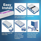 Filtrete 20x25x4 Refillable Air Filter Starter Kit, MPR 1550, MERV 12, 1 - Image 6