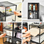 12 Pack Stackable Shoe Storage Organizer