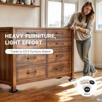 CO-Z 8pcs Felt Furniture Sliders