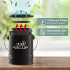 Barnyard Designs Compost Bin for Kitchen Counter - Image 2
