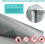 High Density dustproof and Pollen Proof net Window Screen mesh roll Used to - Image 2