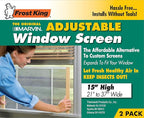 Frost King 2AWS1537 WB Marvin Adjustable Window Screen, 15in High x Fits - Image 2