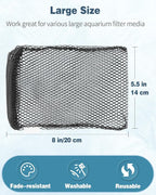 Pawfly 8 Pcs Aquarium Filter Media Bags, Fish Tank Coarse Mesh Bag - Image 3