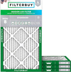 Filterbuy 14x28x1 Air Filter MERV 8 Essential Dust & Allergy Defense, by Filterbuy