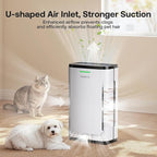 Pet Air Purifier Large Home up to 4200 sq ft, Suck up Floating Cat Dog Hair - Image 2