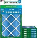 Filterbuy 13x24x1 Air Filter MERV 13 Optimal Smoke & Allergy Defense, by Filterbuy