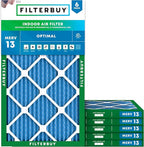 Filterbuy 24x36x1 Air Filter MERV 13 Optimal Smoke & Allergy Defense, by Filterbuy