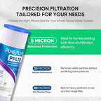 PUREPLUS 5 Micron 10"x2.5" Whole House Pleated Sediment Filter - Image 6