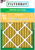 Filterbuy 18x25x2 Air Filter MERV 11 Superior Pet & Allergy Defense, by Filterbuy