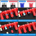 TAILONZ PNEUMATIC 0-150PSI 3/8 Inch NPT Red Industrial Grade 5 Stage Air Drying - Image 6