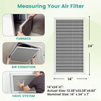 14x24x1 HVAC Furnace Air Filter, Washable Electrostatic Furnace Filter - Image 3
