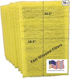 Fast-Shipped-Filters 10 Pack 18x36 Replacement Filter Pads Compatible by Unknown